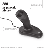 3M Wired Ergonomic Mouse, Large, EM500GPL Handleiding