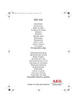 Aeg-Electrolux KM550 Handleiding