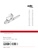 Solo solo 646 (.325") mit 38 cm Schiene und Kette Handleiding