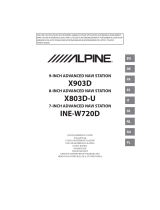 Alpine Electronics X803D-U Gebruikershandleiding