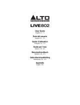 Alto Live 802 Handleiding