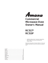 Amana RC519M de handleiding