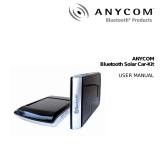 Anycom Solar Car-Kit Handleiding