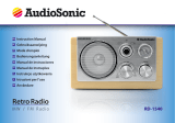 AudioSonic RD-1540 Handleiding