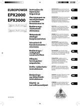 Behringer EUROPOWER EPX2000 Snelstartgids