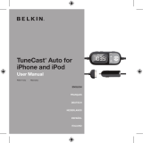 Belkin TUNECAST AUTO FOR IPHONE AND IPOD Handleiding