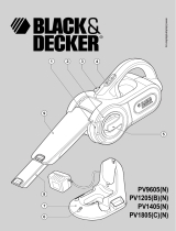 BLACK+DECKER pv 1205 b cyclonic dustbuster pivot nose de handleiding