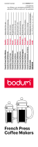 Bodum 11195-01 Handleiding
