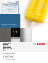 Bosch Built-in upright freezer Handleiding