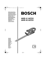 Bosch AHS 41 Accu de handleiding
