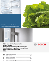 Bosch Integrated fridge/freezer de handleiding