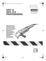 Bosch GPO 12 E Professional Handleiding