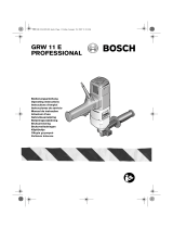 Bosch GRW 11 E Professional Handleiding
