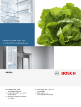 Bosch Side-by-side fridge-freezer Handleiding