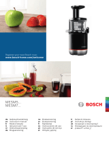 Bosch VitaExtract MESM500W Handleiding