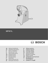 Bosch MFW1550/07 Handleiding