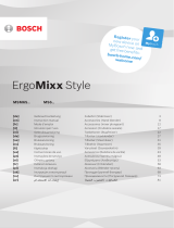 Bosch ErgoMixx Style MS6 Serie Handleiding