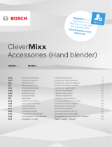 Bosch CleverMixx MSM1 Serie Handleiding