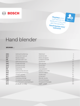 Bosch MSM6B150/02 Handleiding