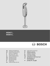 Bosch msm 7250 mixxo quattro de handleiding