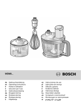 Bosch MSM8 Serie Handleiding