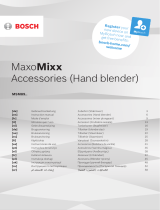Bosch MaxoMixx MSM89 Serie de handleiding