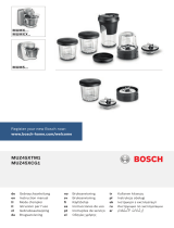 Bosch MUZ45XTM1 Handleiding