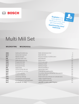 Bosch MUZ45XCG1 Handleiding