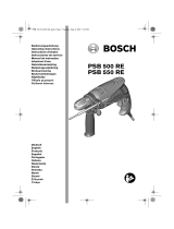 Bosch PSB 550 RE Handleiding