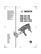 Bosch PSB 700-2 RE Handleiding