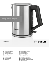 Bosch TWK 7101 2200W Stainless Steel Electric Kettle Handleiding