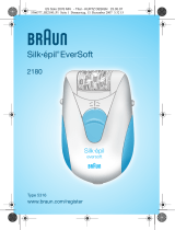 Braun 2180, Silk-épil EverSoft Handleiding
