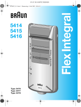 Braun 5414, 5415, 5416, Flex Integral Handleiding