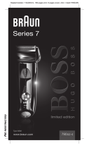 Braun 790cc-4, Series 7, limited edition, Hugo Boss Handleiding