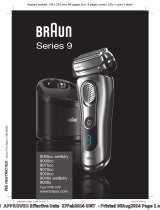 Braun 9095cc wet&dry, 9090cc, 9075cc, 9070cc, 9050cc, 9040s wet&dry, 9030s, Series 9 Handleiding