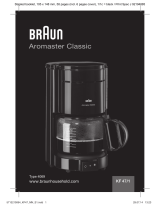 Braun Aromaster Classic KF 47/1 Handleiding