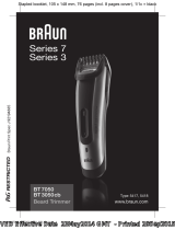 Braun BT7050, BT3050cb, Beard trimmer, Series 7 Handleiding