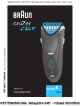 Braun CruZer6, face Handleiding