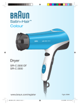 Braun Dryer SPI-C 2000 DF,  SPI-C 2000,  Satin Hair Colour Handleiding