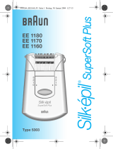Braun EE1180,  E1170,  EE1160,  Silk-épil SuperSoft Plus Handleiding