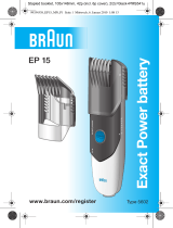 Braun EP15 Exact Power battery Handleiding