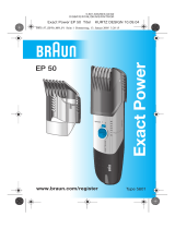 Braun EP50 Exact Power Handleiding