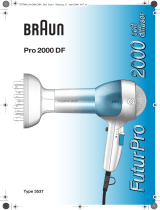 Braun Pro 2000 DF, FuturPro 2000 Handleiding