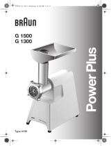 Braun G1500- G1300 de handleiding