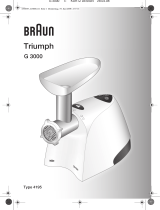 Braun G 3000 Handleiding