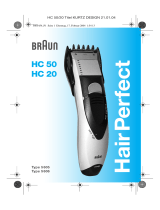 Braun 5606 HC50, HC20 Handleiding