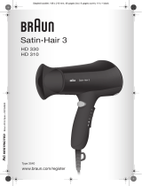 Braun HD330, HD310, Satin Hair 3 Handleiding