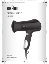 Braun HD 550 Satin Hair 5 Type 3542 de handleiding