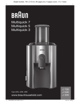 Braun J300 SPIN JUICER Handleiding