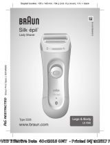 Braun LS5560, Legs & Body, Silk-épil Lady Shaver Handleiding